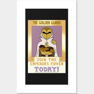 Join the Emperor's coven ~ The Owl House ~ Golden guard vers Posters and Art